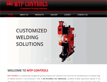 Tablet Screenshot of mtpcontrols.com